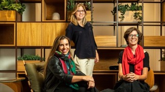 Sócias-fundadoras da VERT: da esq. para a dir., Fernanda Mello, Martha e Victoria de Sá. Imagem: Divulgação