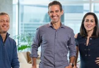 Fernando Miranda, presidente da Easynvest; David Vélez e Cristina Junqueira, fundadores do Nubank (Crédito: Divulgação)