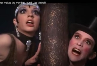 Liza Minnelli e Joel Gray no filme de1972 "Cabaret"
