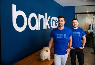 Thiago Eik e André Bravo, fundadores da Bankme (Foto: Divulgação/Bankme)