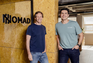 Patrick Sigrist, cofundador, e Lucas Vargas, CEO da Nomad (da esq. à dir.). Foto: Mariana Pekin