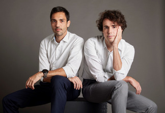 Manuel Netto e Gustavo Mapeli, sócios-fundadores da Kanastra - Imagem: Paulo Vitale