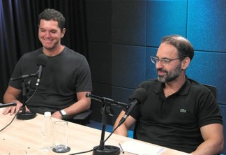 Rodolfo Amstaldem e Felipe Miranda, cofundadores da Empiricus, no podcast 'Puro Malte'. Imagem: Divulgação