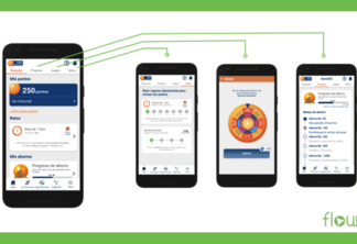 Plataforma de engajamento digital no app do BancoSol, na Bolívia (Divulgação/Flourish)