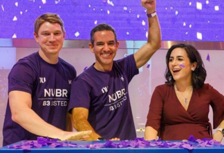 Edward Wible, David Vélez e Cristina Junqueira, fundadores do Nubank. Foto: Reprodução/LinkedIn/Nubank