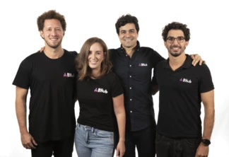 Da esq. para a dir., Marcelio Leal, Vanessa Muglia, Jorge Vargas Neto e Fernando Ricco, sócios-fundadores da BHub (Foto: Divulgação/BHub)