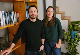 Cofundadores da Divibank: Jaime Taboada e Rebecca Fischer (Divulgação)