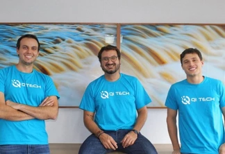 Da esquerda para direita: Marcelo Bentivoglio, Pedro Mac Dowell e Marcelo Buosi, sócios da QI Tech. Foto: Divulgação
